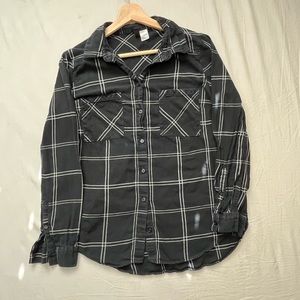 H&M black Flannel